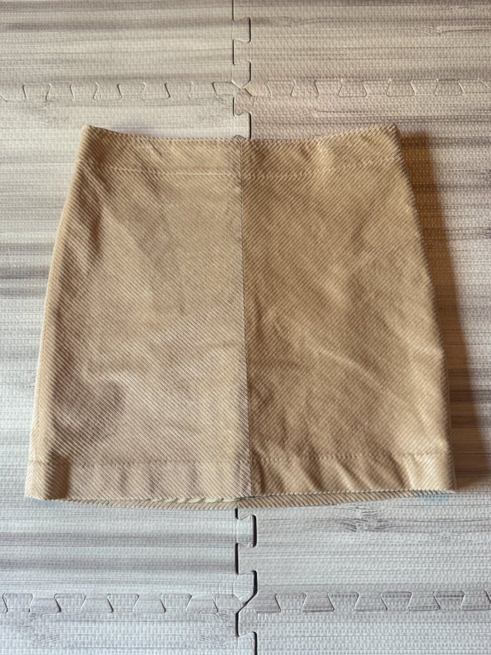 Banana Republic Women's Tan Corduroy Mini Skirt